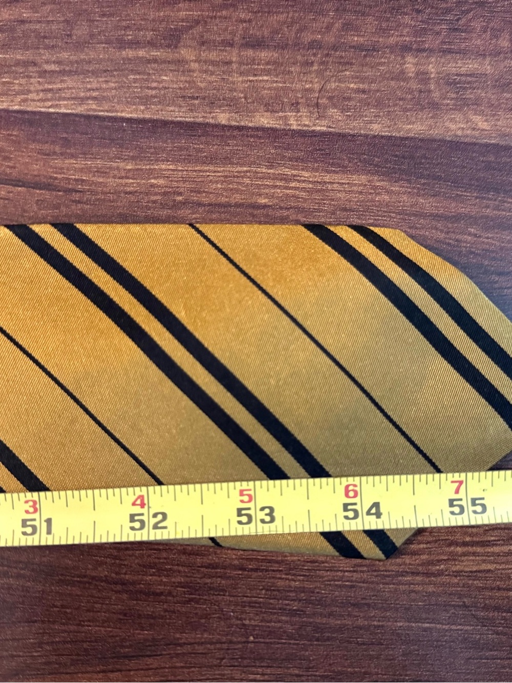 HARRY POTTER Classic Gold Striped Men's Repp Tie - Picture 7 of 7